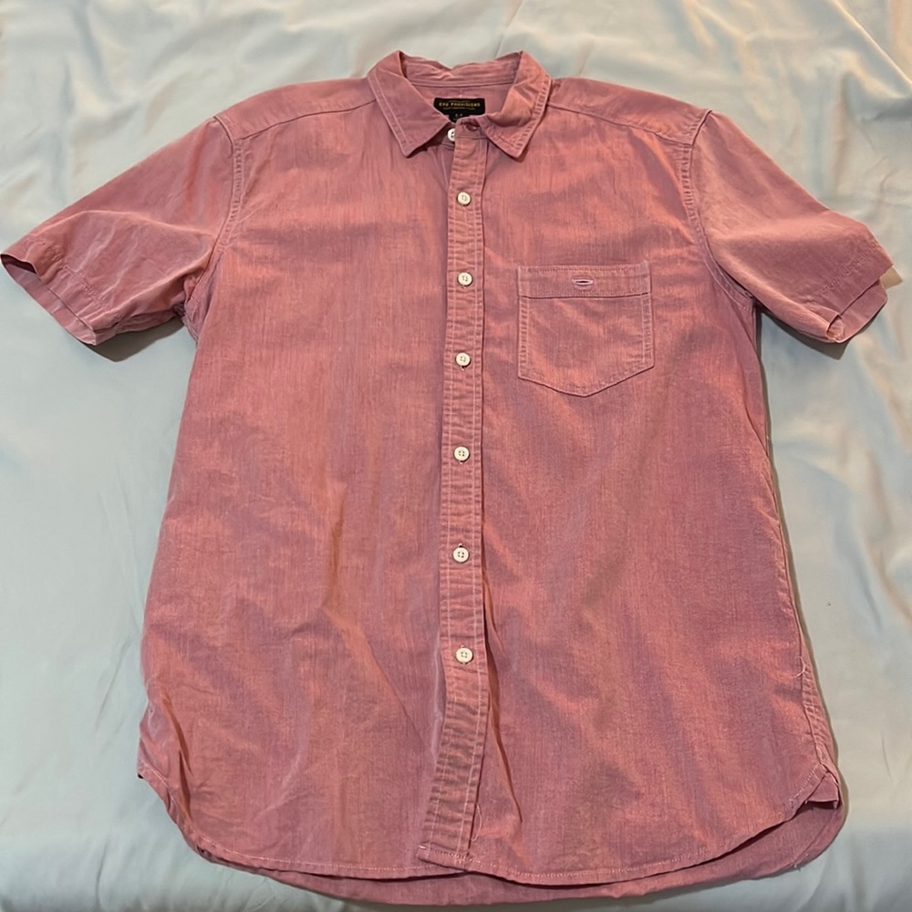 CPO Provisions Short Sleeve Button Down Shirt (S)